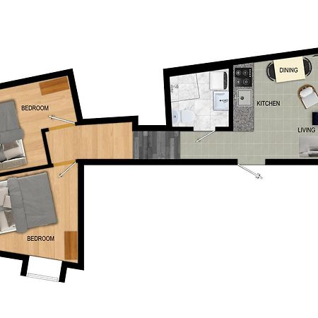 Renovated Jan 24 - Queen Beds - Behind Bryggen Bergen Extérieur photo